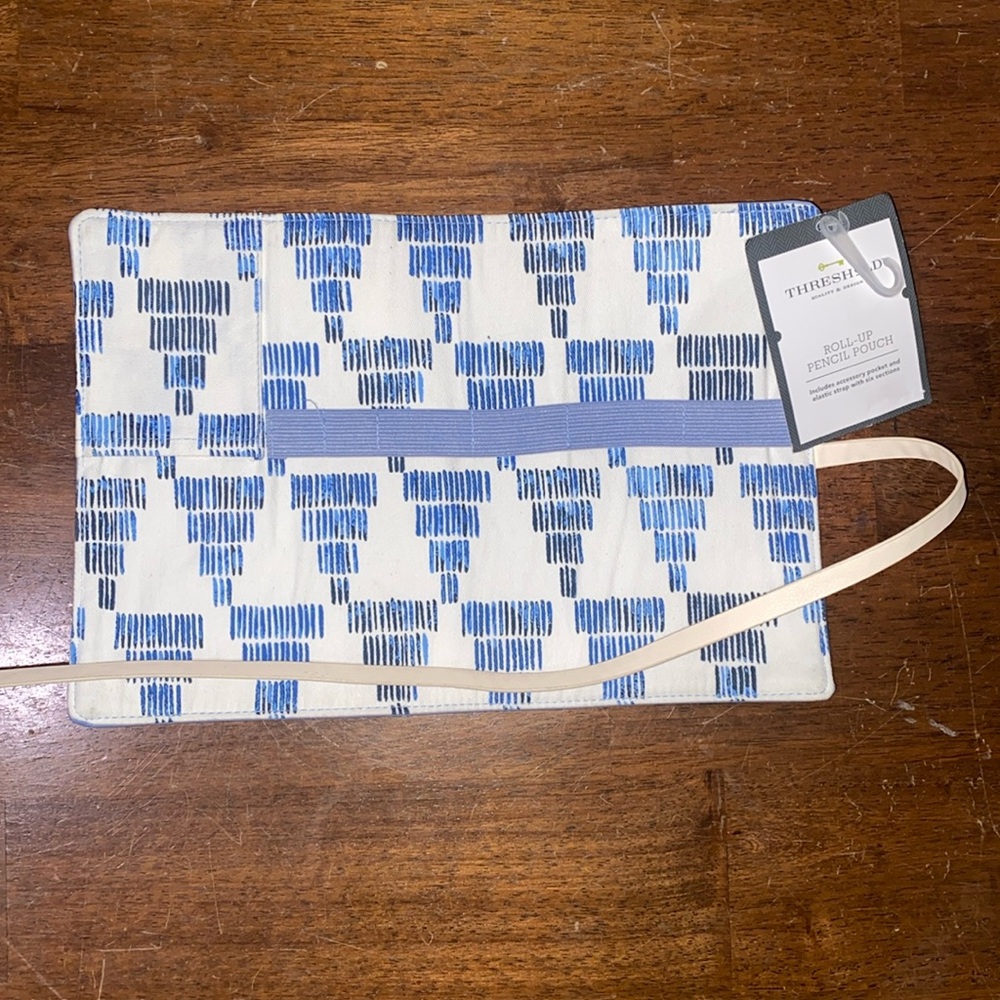 NWT Threshold Roll-Up Pencil Pouch (FREE w/ purchase, just add to bundle).